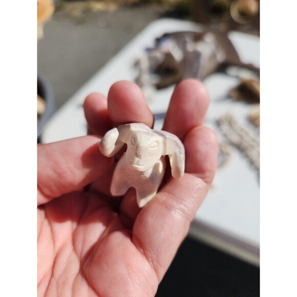 Custom sheep figure made from real Alaska Deer Antler - Picture 7 of 7